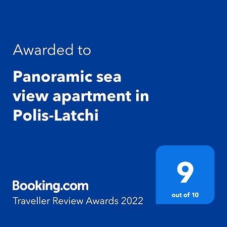 Panoramic Sea View Apartment In Polis-Latchi Eksteriør bilde