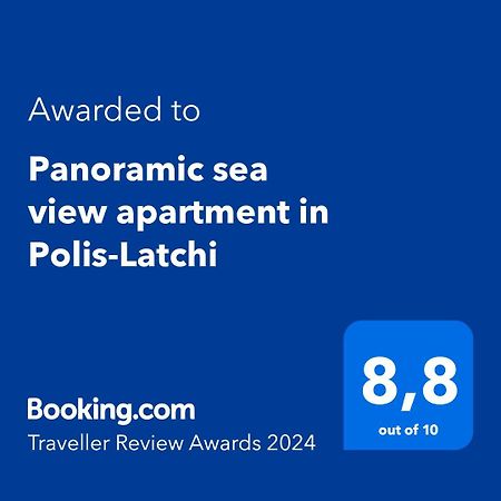 Panoramic Sea View Apartment In Polis-Latchi Eksteriør bilde