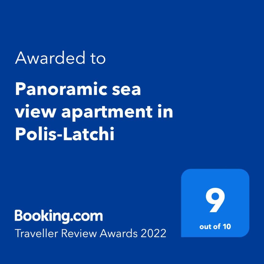 Panoramic Sea View Apartment In Polis-Latchi Eksteriør bilde