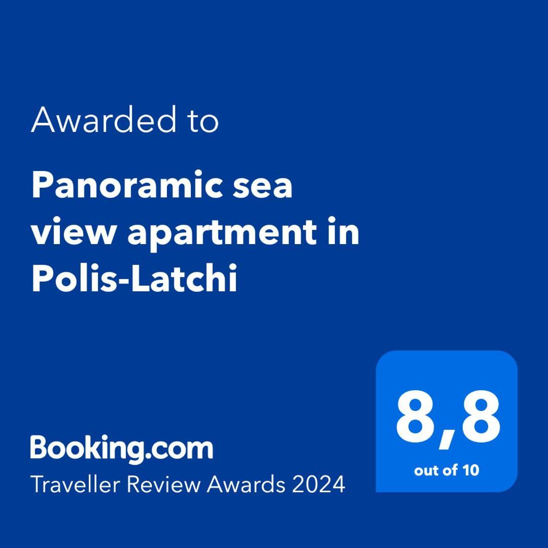 Panoramic Sea View Apartment In Polis-Latchi Eksteriør bilde
